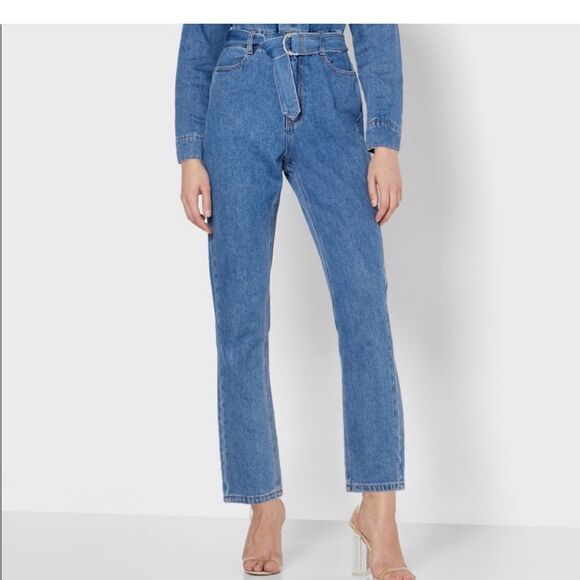 Bardot denim broiler jumpsuit - size 4 US 26/ EUR 36 - Picture 8 of 11